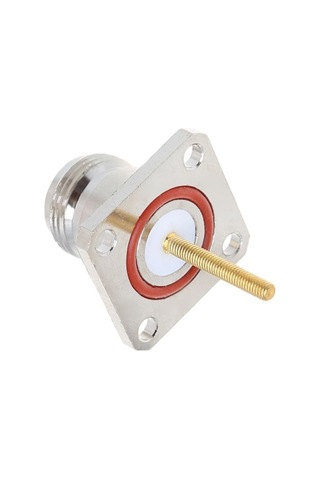 Sones Nkf Pirinç N Dişi Konnektör 4 Delikli Flanşlı Çerçeve Rf Adaptörü