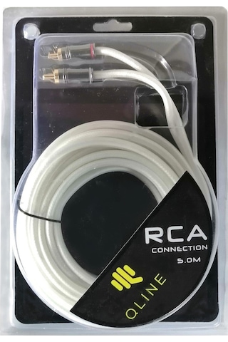 Qline 5 Metre Rca Kablo %100 Bakır