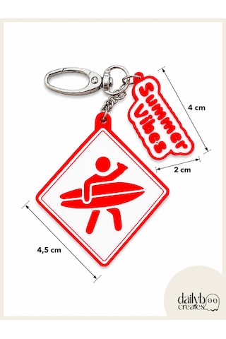Sup Board Telefon Termos Tutucu Paddle Board Kano Aksesuar Seti Kürek Sabitleme + Organizer + Telefon & İçecek Tutucu + Charm Anahtarlık + Kişiye Özel İsimlik Kırmızı