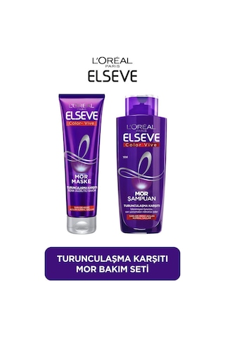 Turunculaşma Karşıtı Mor Bakım Seti pkttrnclmkrsmrbkmset-7793 Boyalı