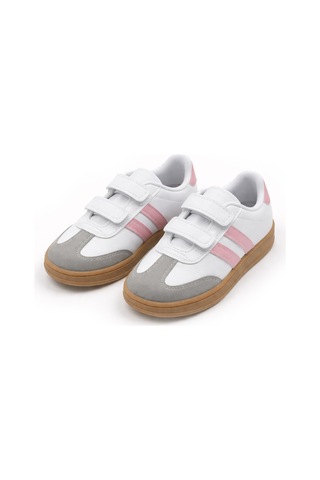 N Moda Cool Kids Retro Tarz Cırtlı Çocuk Spor Ayakkabı Konforlu Ve Şık Günlük Sneaker Beyaz - Pembe