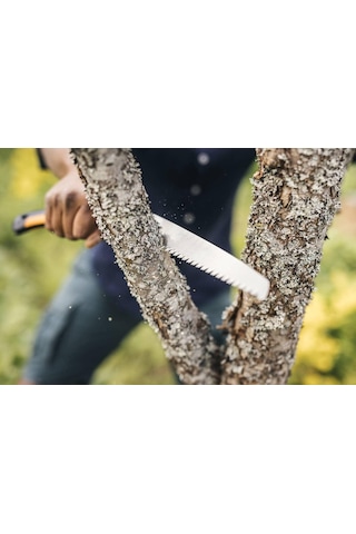 Fiskars Sw69 Plus Katlanır Testere, Siyah/turuncu, 21 Cm Uzunluk