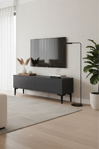Tsa1299a Aplos Tv Stand, Tv Sehpası Antrasit 120cm