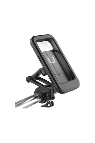 Gidon Bağlantılı Su Geçirmez Mıknatıslı Motorsiklet Telefon Tutucu - 9053959504496ynt