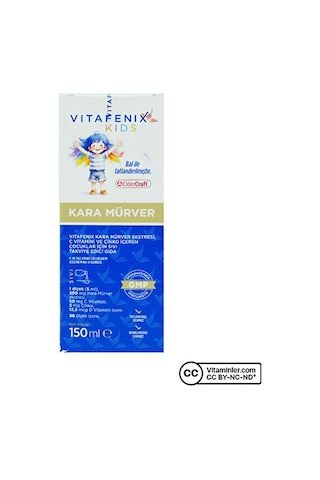 Vitafenix Kids Kara Mürver Ekstresi 150 Ml