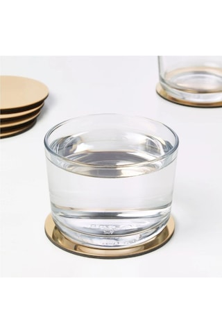 Ikea Glattıs 6'lı Kupa Altlığı 8,5 Cm Altın