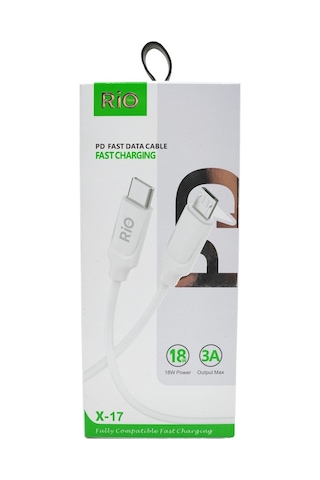 Rio Tech X-17 Pd Hızlı Şarj Ve Data Kablosu