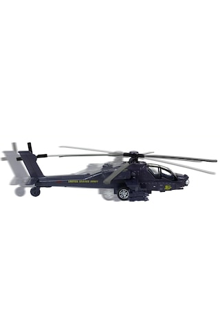 Diecast Metal Askeri Apaçi Helikopteri