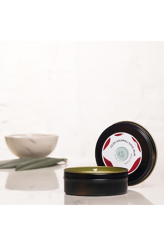 Mitr Çilek Aromalı Metal Soya Mum Çok Renkli