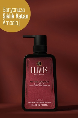 Olivos Okyanus Ve Yeşil Bitki Kokulu Zeytinyağlı Banyo Ve Duş Jeli 750 ML