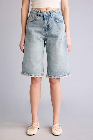 Defacto Normal Bel Jean Bermuda H1196ax26smnm39 Mavi-nm39