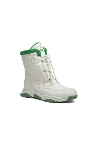United Colors Of Benetton Benetton® | Bn-30394 - 3256 Beyaz Yeşil - Kadın Bot