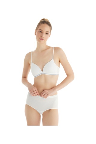 Blackspade Kadın Slip Büyük Beden Külot Essential 1307 Beyaz