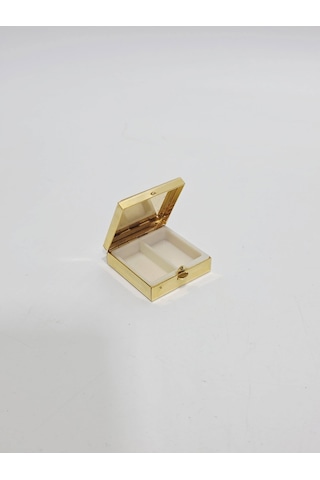 Antika Fransız Minyatür Kutu 3,8x3,8cm 113