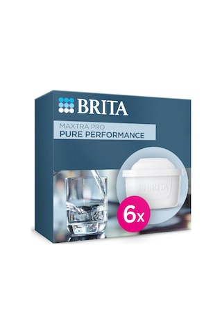 BRITA MAXTRA PRO Pure Performance Yedek Su Arıtma Filtresi, 6'lı