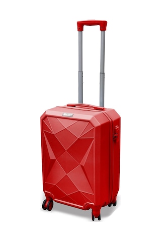 Coral High Diamond Abs Kırmızı 3'lü Valiz Seti 16620 Kırmızı