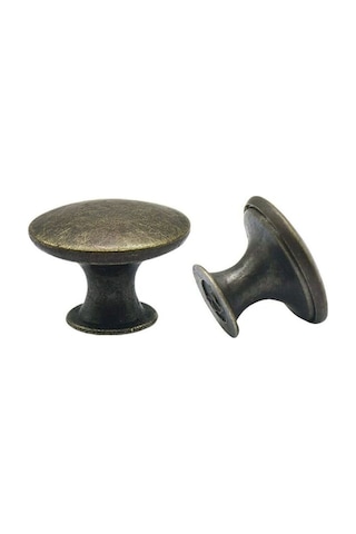 Kapı Kolları 10'lu Set Çekmece Kolları 30mm Vintage Pirinç Kulplar Mutfak Dolapları İçin Dolap Kolları