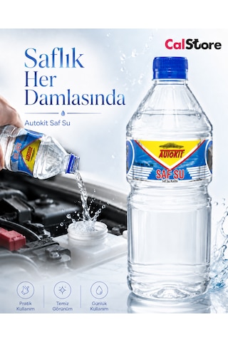 Autokit Saf Su 1 Litre Akü Ve Radyatör Tamamlama Suyu
