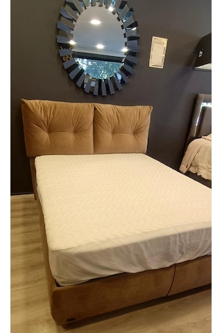 Alez Fitted Model Full Kenar Yatak koruyucu Lastikli 120x200 Pamuk Beyaz Renk El Yapım
