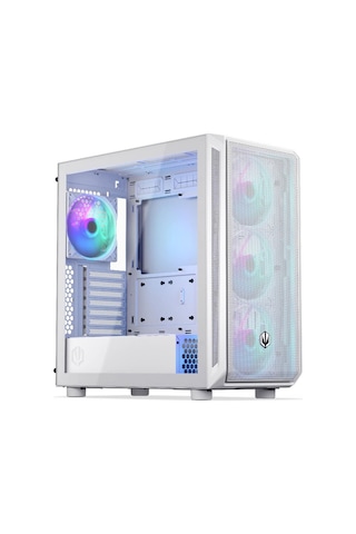 Arx 700 White Argb Mesh Temperli Cam Usb 3.2 Gen 2 Mid Tower Atx Gaming Kasa Ey2a017