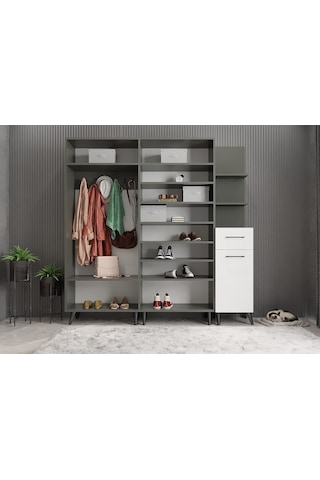 Melodi Portmanto Vestiyer- AB-225 cm
