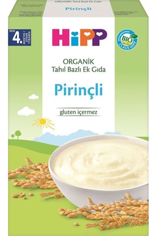 Hipp Organik Pirinçli 4+ Ay Kaşık Maması 200 G