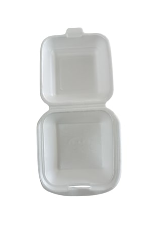 Hamburger Kabı Kullan-at X 10 Adet Beyaz
