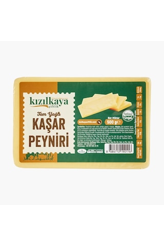 Kızılkaya Çiftlik Kaşar Peyniri 500 G