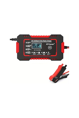 Tenfowee 12v Akıllı Araç Şarj Cihazı - 4ah-100ah Aralığı, Agm, Gel, Sla Ve Islak Aküler İçin, Sıcaklık Telafili