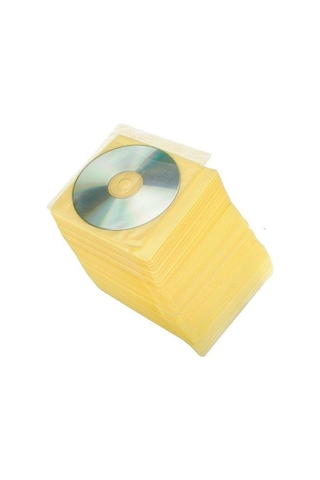Torima Cd-dvd Zarfları Çift Yönlü 100 Lü Paket Sarı N11.81