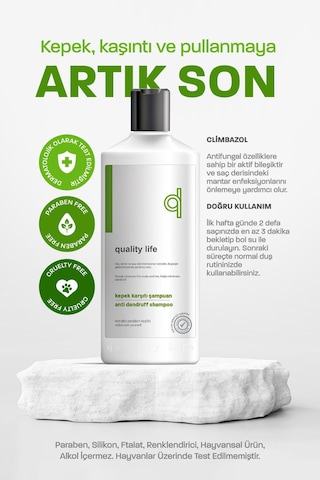 Ql Defne Yaprağı Özlü Kepek Karşıtı Şampuan 300 ML