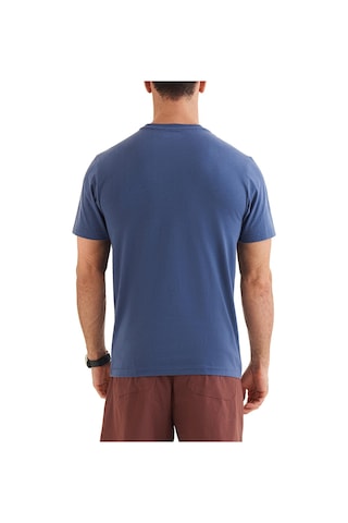 Columbia Csc Basic Slogo Brushed Erkek Kısa Kollu Tişört-4102 Dağ Mavisi