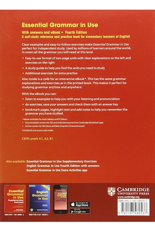Essential Grammar İn Use With Answers And Interactive Ebook: A Self-study Reference And Practice Book For Elementary Learners Of English