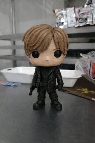 Resident Evil Leon S Kennedy Funko Pop Tarzı Koleksiyonluk Chibi Figür 10 Cm