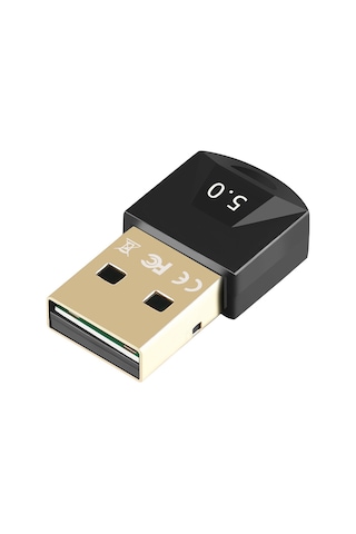 Wezone Usb Bluetooth 5.0 Adaptörü - Sürücü Gerektirmeyen Bilgisayar Transmitter/receiver - 3mbps Hızlı Veri Transferi
