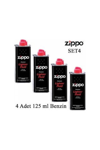 4 Adet Made In Usa Zippo Çakmak Benzini 125Ml Zippo Benzin 4 Adet Made In Usa Zippo Çakmak Benzini 125Ml Zippo Benzin