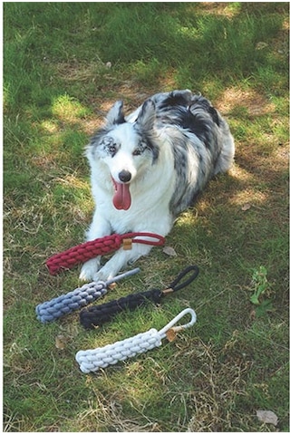 M-pets Örgü Köpek Oyuncağı Beyaz 34 Cm 244-50039.01