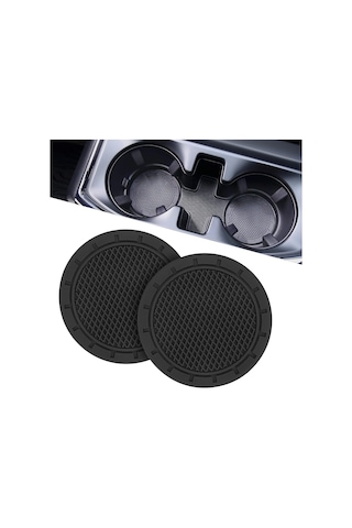 Paket - 6,8 Cm - Araba, Suv Ve Kamyonet İçin Siyah Evrensel Kaymaz Darbeye Dayanıklı Paspaslar