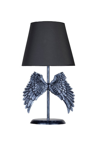 Qdec Modern Dizayn Melek Abajur Gümüş-Gri