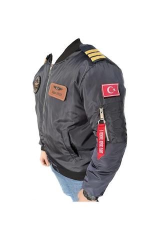 Crew Turk Mng91l Bomber Pilot Montu Kumas Lacivert Lacivert