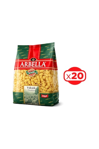 Arbella Yüksük Makarna 500 Gr X 20 Adet