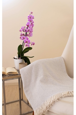 Tabu Home Dokuma Cozy Comfort Gri Tv Örtüsü