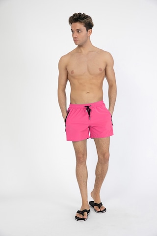 Miami Beach Erkek Deniz Şortu Pembe