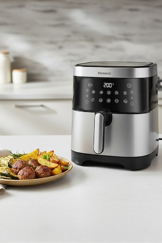 Homend Airfryday Inox 2512H XXXL Dokunmatik Ekran 10 Programlı