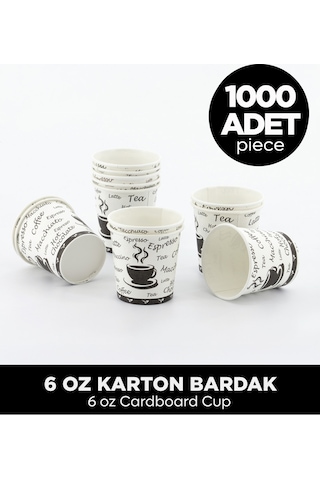 6 Oz Karton Bardak - 1000 Adet Diğer