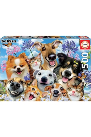 500 Parça Eğlenceli Güneş Selfie'si Puzzle educa 17983