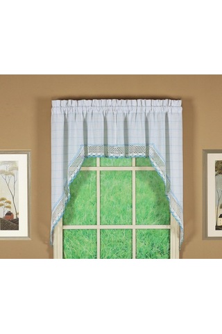 Adirondack 2 Tonlu Kroşe Swag 38 Beyaz 60w X 38l Çok Renkli