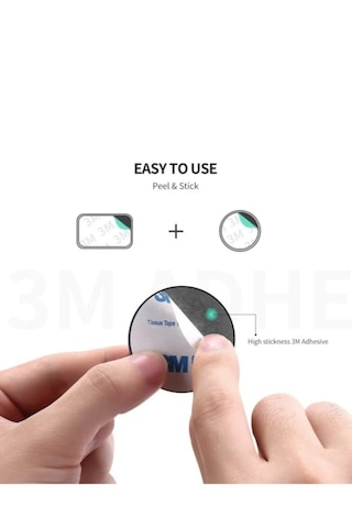 2'li Telefon Araç Içi Tutucu Stant Metal Plaka Magnetic Mıknatısl