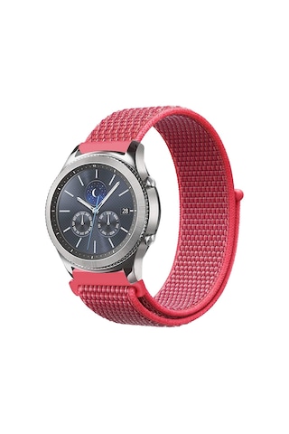 E2M Samsung Watch 22mm KRD-03 Hasır Gül Pembesi Ko