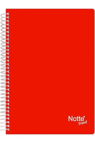 Trend A4 40 Yaprak Spiralli Pvc Kapak Kareli Defter